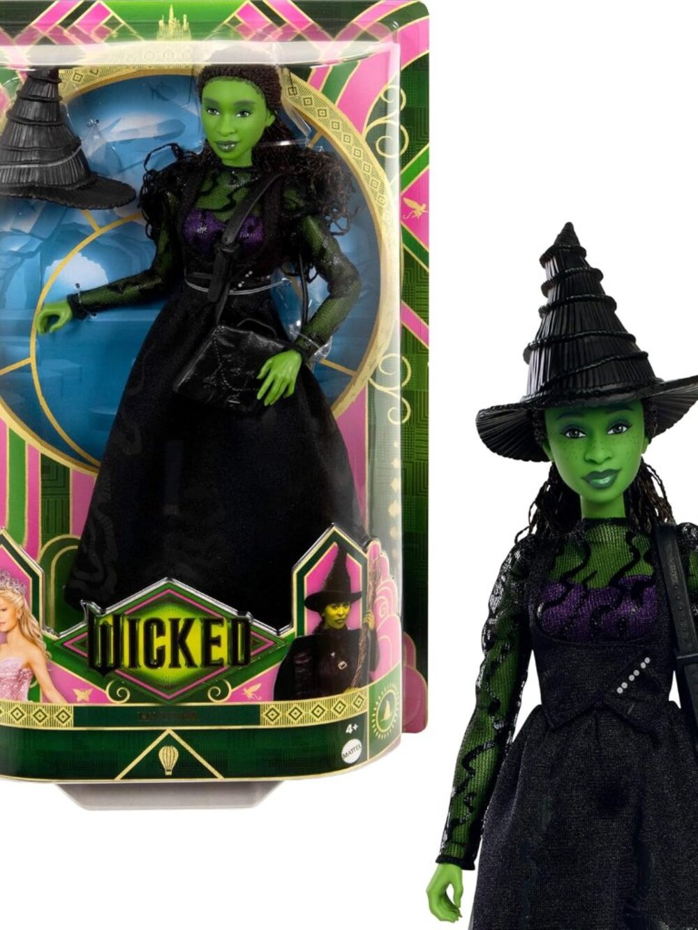 Mattel Universal Wicked Elphaba Fashion Doll & Accessories - New / Sealed